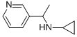 CYCLOPROPYL-(1-PYRIDIN-3-YL-ETHYL)-AMINE Struktur