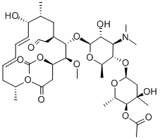 Leukomycin A8 Struktur