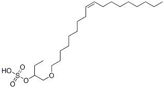 (Z)-1-[(octadec-9-enyloxy)methyl]propyl hydrogen sulphate Struktur