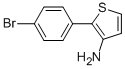 2-(4-bromophenyl)thiophen-3-amine Struktur