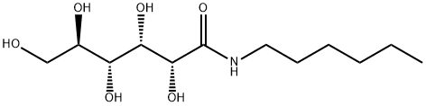 N-hexyl-D-gluconamide Struktur