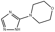 Morpholine,  4-(1H-1,2,4-triazol-3-yl)-  (9CI) Struktur