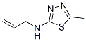 1,3,4-Thiadiazole,  2-(allylamino)-5-methyl-  (8CI) Struktur