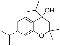 3,4-dihydro-4,7-diisopropyl-2,2-dimethyl-2H-1-benzopyran-4-ol Struktur