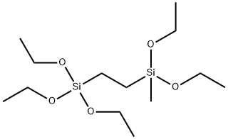 1-(TRIETHOXYSILYL)-2-(DIETHOXYMETHYLSILYL)ETHANE Struktur