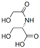 L-Serine, N-(hydroxyacetyl)- (9CI) Struktur