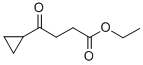 4-CYCLOPROPYL-4-OXO-BUTYRIC ACID ETHYL ESTER Struktur