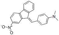 2-Nitro-9-[4-(dimethylamino)benzylidene]-9H-fluorene Struktur