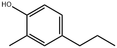 4-propyl-o-cresol Struktur