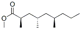 [2R,4S,6R,(-)]-2,4,6-Trimethylnonanoic acid methyl ester Struktur