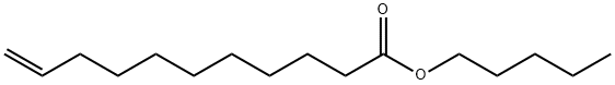 pentyl undec-10-enoate Struktur