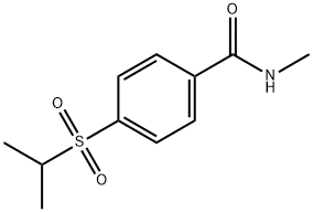 p-(Isopropylsulfonyl)-N-methylbenzamide Struktur