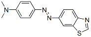 N,N-dimethyl-4-(6-benzothiazolylazo)aniline Struktur