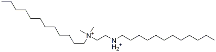 N,N'-bis(dodecyldimethyl)-1,2-ethanediammonium Struktur