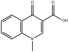 1-METHYL-4-OXO-1,4-DIHYDRO-QUINOLINE-3-CARBOXYLIC ACID Struktur