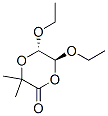 1,4-Dioxan-2-one,5,6-diethoxy-3,3-dimethyl-,trans-(9CI) Struktur