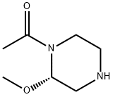 Piperazine, 1-acetyl-2-methoxy-, (S)- (9CI) Struktur