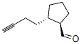 Cyclopentanecarboxaldehyde, 2-(3-butynyl)-, trans- (9CI) Struktur