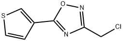 3-(CHLOROMETHYL)-5-(3-THIENYL)-1,2,4-OXADIAZOLE Struktur