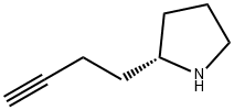 Pyrrolidine, 2-(3-butynyl)-, (R)- (9CI) Struktur