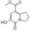 METHYL 6-HYDROXY-5-OXO-1,2,3,5-TETRAHYDROINDOLIZINE-8-CARBOXYLATE Struktur