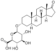 ANDROSTERONE GLUCURONIDE CRYSTALLINE Struktur