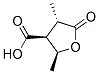 3-Furancarboxylicacid,tetrahydro-2,4-dimethyl-5-oxo-,[2S-(2alpha,3alpha,4beta)]-(9CI) Struktur