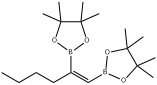 (E)-1-HEXENE-1,2-DIBORONIC ACID BIS(PINACOL) ESTER price.