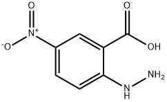 Benzoicacid,2-hydrazino-5-nitro- Struktur