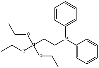 2-(DIPHENYLPHOSPHINO)ETHYLTRIETHOXYSILANE Structure