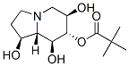 Propanoic acid, 2,2-dimethyl-, octahydro-1,6,8-trihydroxy-7-indolizinyl ester, 1S-(1.alpha.,6.beta.,7.alpha.,8.beta.,8a.beta.)- Struktur