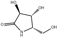 2-Pyrrolidinone, 3,4-dihydroxy-5-(hydroxymethyl)-, [3S-(3alpha,4beta,5beta)]- (9CI) Struktur