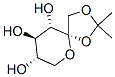 alpha-l-Sorbopyranose, 1,2-O-(1-methylethylidene)- Struktur