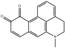 5,6-Dihydro-6-methyl-4H-dibenzo[de,g]quinoline-10,11-dione Struktur