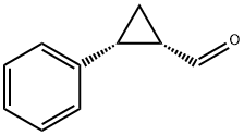 Cyclopropanecarboxaldehyde, 2-phenyl-, (1S,2R)- (9CI) Struktur