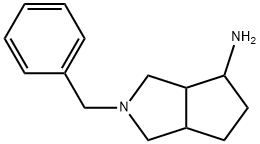 2-BENZYL-OCTAHYDRO-CYCLOPENTA[C]PYRROL-4-YLAMINE Struktur