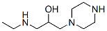 1-Piperazineethanol,-alpha--[(ethylamino)methyl]-(9CI) Struktur