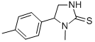 1-Methyl-5-(4-methylphenyl)-2-imidazolidinethione Struktur