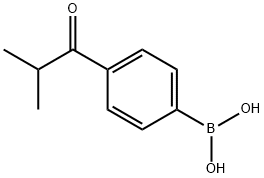 4-Isobutyrylphenylboronic acid Struktur