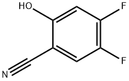 4,5-DIFLUORO-2-HYDROXYBENZONITRILE Struktur