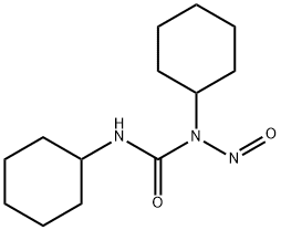 1,3-Dicyclohexyl-1-nitrosourea Struktur