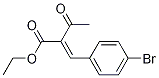 Butanoic acid, 2-[(4-broMophenyl)Methylene]-3-oxo-, ethyl ester Struktur