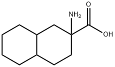 2-AMINO-DECAHYDRO-2-NAPHTHALENECARBOXYLIC ACID Struktur