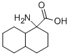 1-AMINO-DECAHYDRO-1-NAPHTHALENECARBOXYLIC ACID Struktur