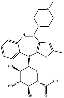 OLANZAPINE GLUCURONIDE Struktur