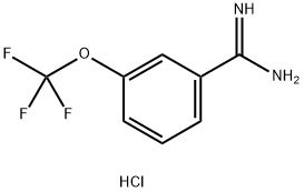 3-(Trifluoromethoxy)benzimidamide(HCl) Struktur