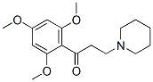 3-(1-Piperidinyl)-1-(2,4,6-trimethoxyphenyl)-1-propanone Struktur