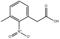 2-nitro-3-Methyl-benzeneacetic acid Struktur