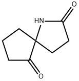 1-Azaspiro[4.4]nonane-2,6-dione(9CI) Struktur