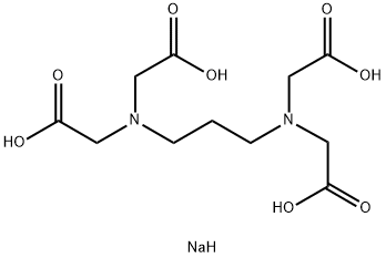 (1,3-Propanediyl)bis(nitrilo)tetraacetic acid tetrasodium salt Struktur